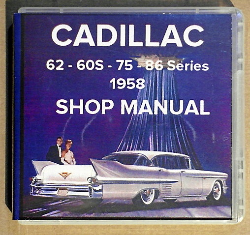 Verkstadshandbok (Shop Manual) Cadillac 1957-58