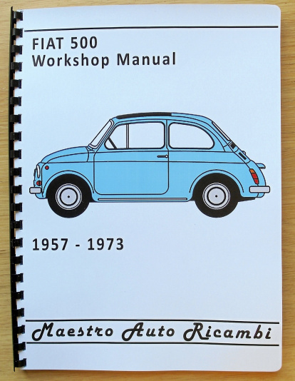 Verkstadshandbok till Fiat 500 1957 - 1973