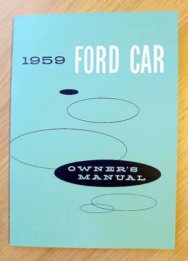 Instruktionsbok FORD 1959