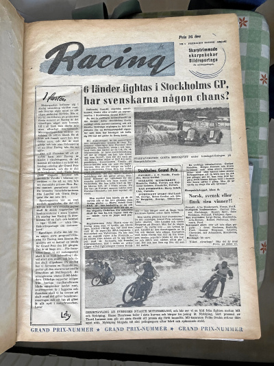 RACING 1948 Komplett årgång