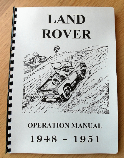 Instruktionsbok Land Rover 1948-1951