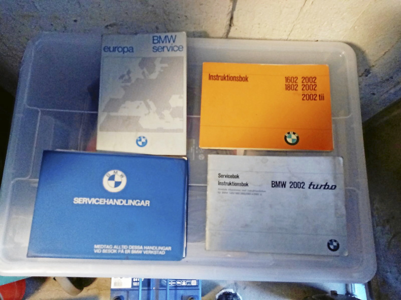 Instruktionsbok BMW 2002