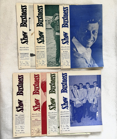 Tidningen Showbusiness 1963-64