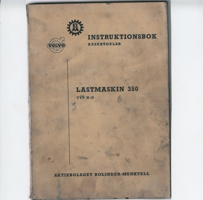 Instruktionsbok Lastmaskin