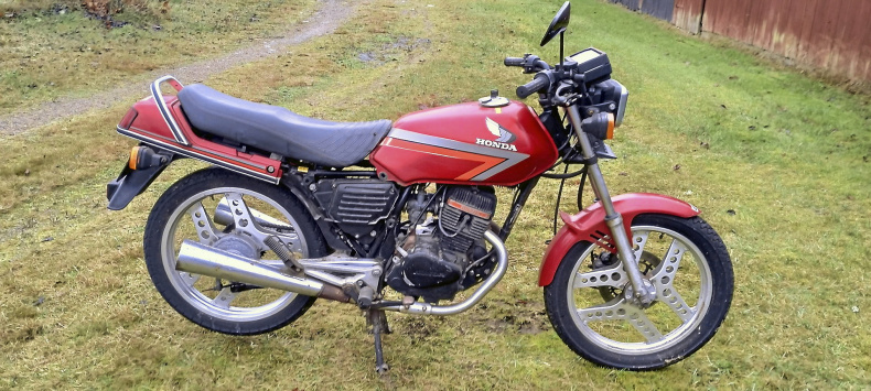 Honda CB 125T och Honda CBX 550