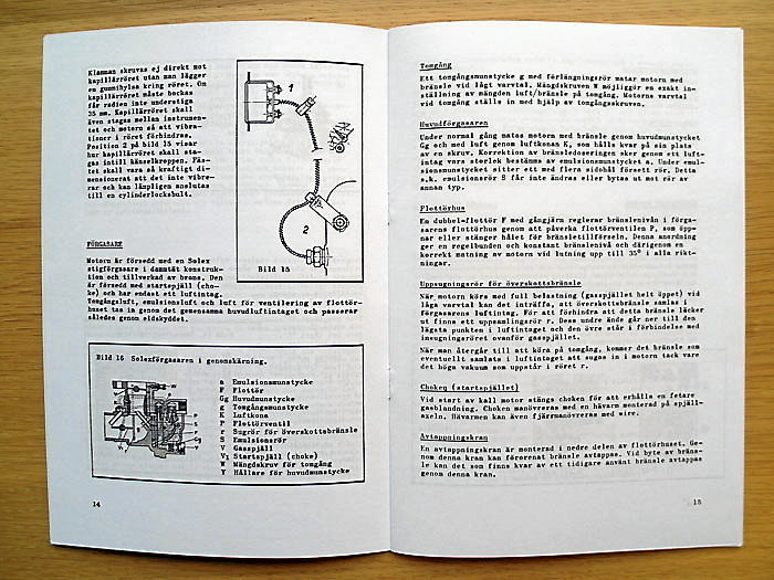 Instruktionsbok till Albin Båtmotorer