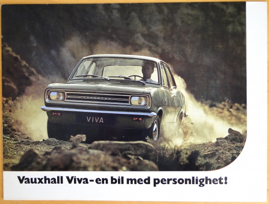 Broschyr Vauxhall Viva